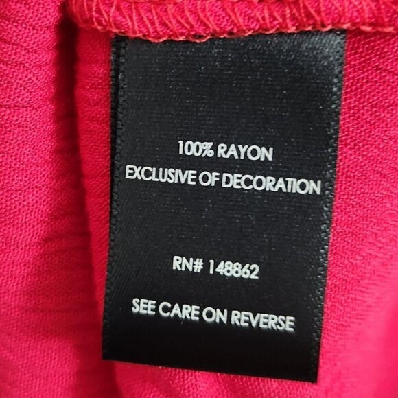 Torrid Blouse 1X Red Crinkle Gauze Crochet Detail Top‎ Longsleeve Casual - Picture 6 of 12